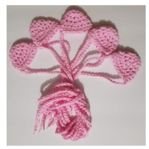 5 Pc. Hand Crocheted NOSE WARMER Cold Frozen Nose